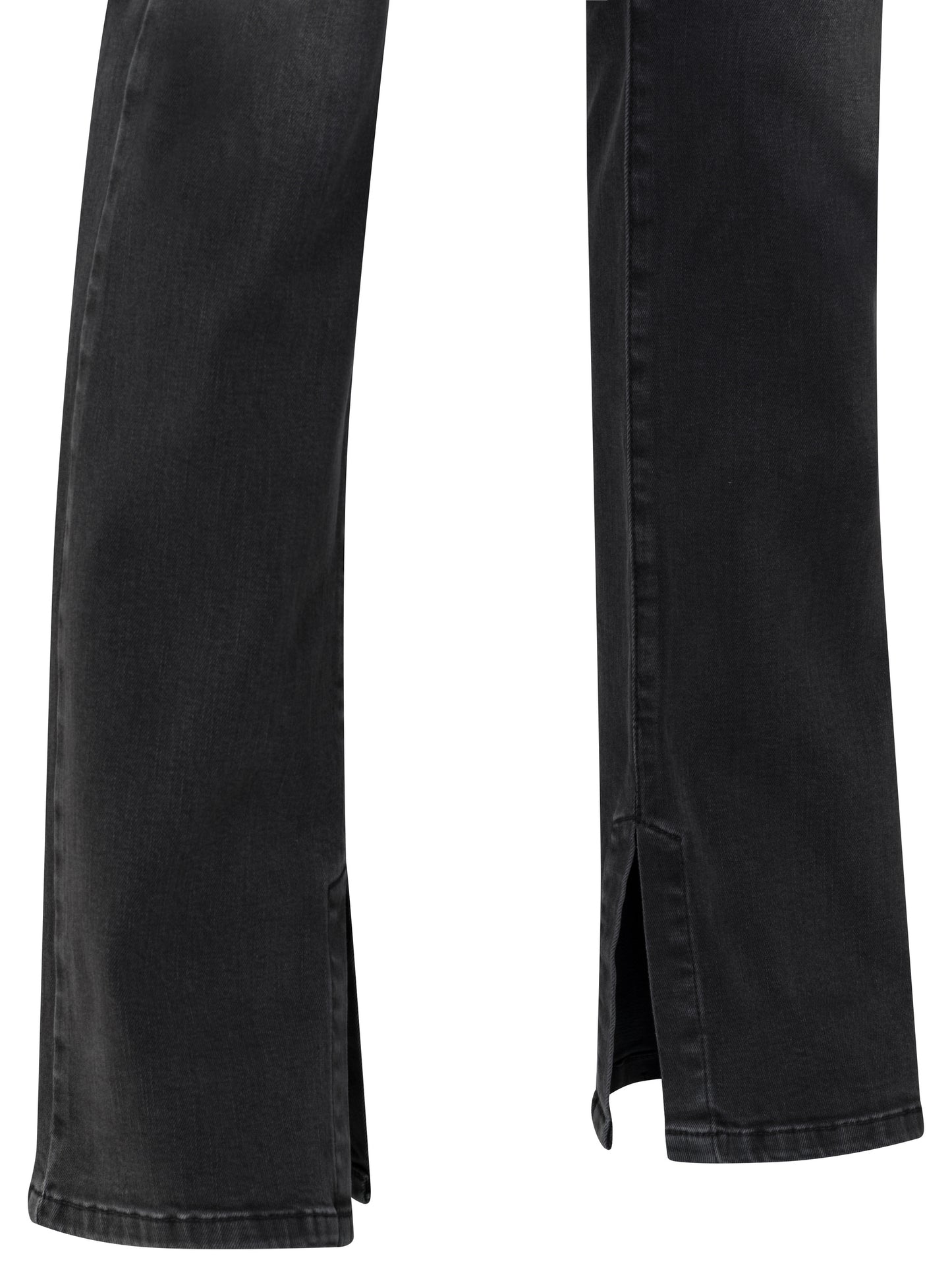 High waist flared denim