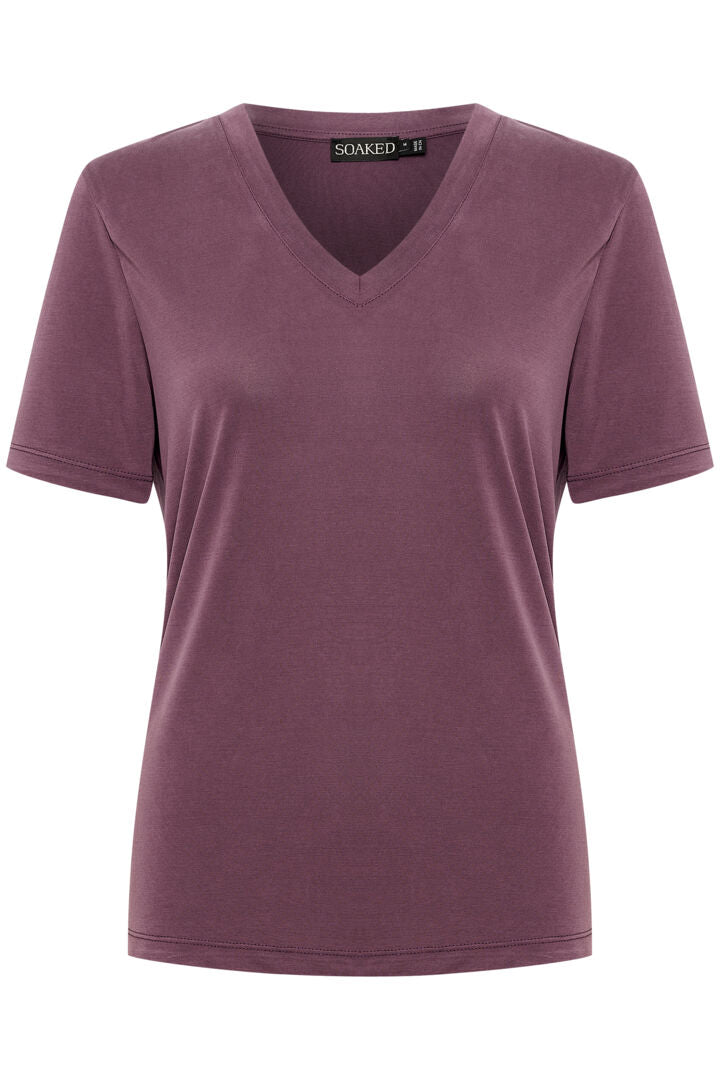 columbine loose fit v-neck ss