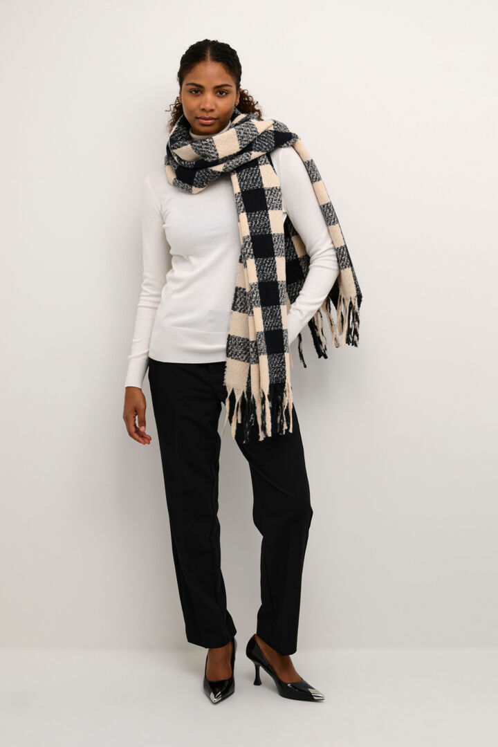 Kella sjaal - black/white