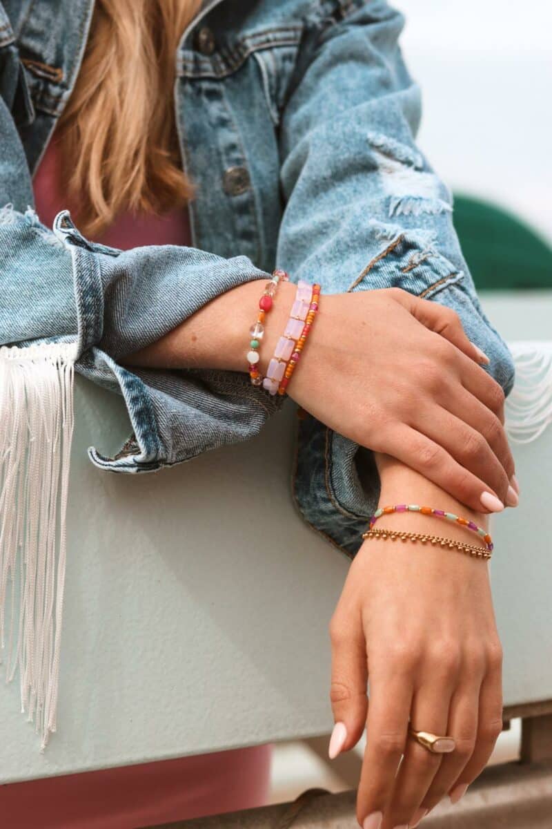 Label Kiki - baby dots bracelet gold