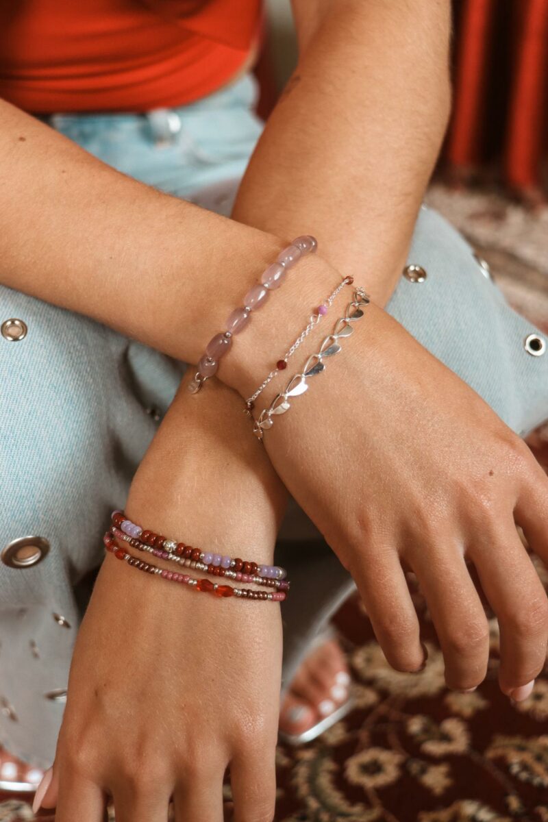 Label Kiki - mushroom beads bracelet