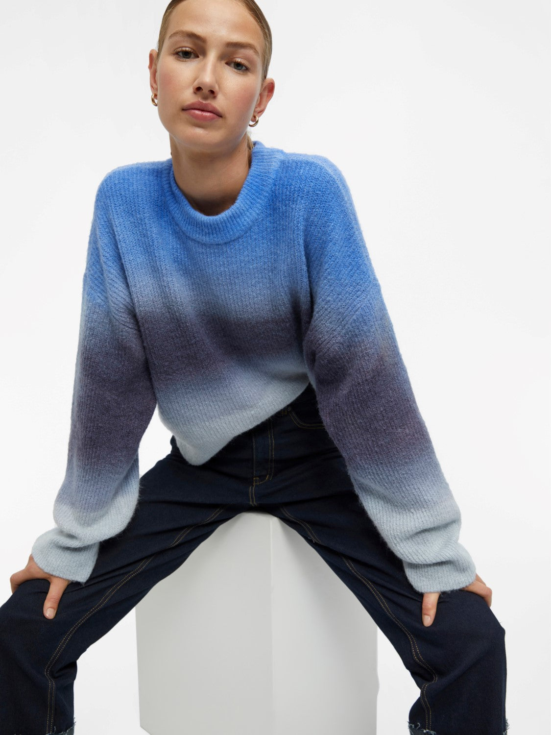 Objshading L/S Knit Pullover