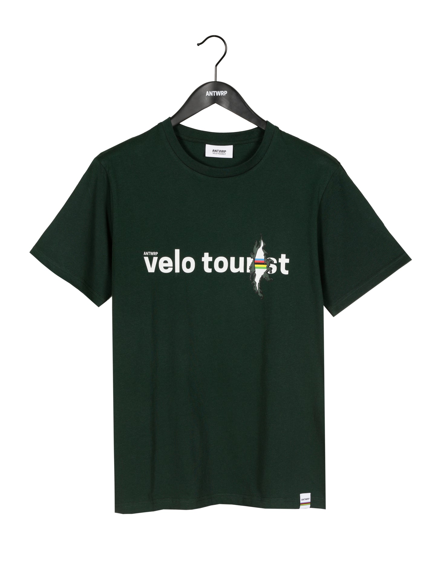 T-Shirt velo tourist - groen