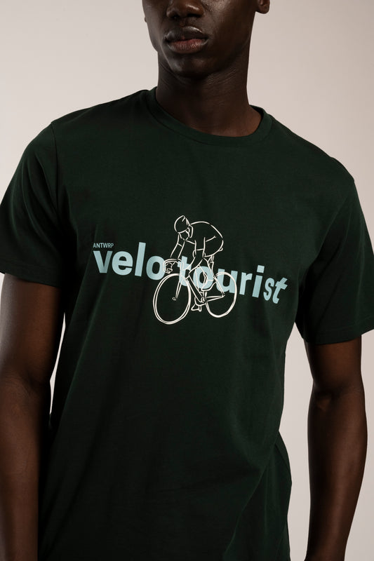 T-shirt fiets - groen