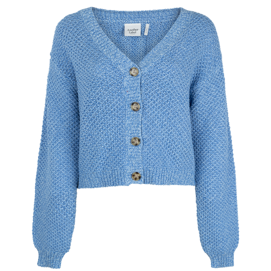 Zhour knitted cardigan - chambray melee