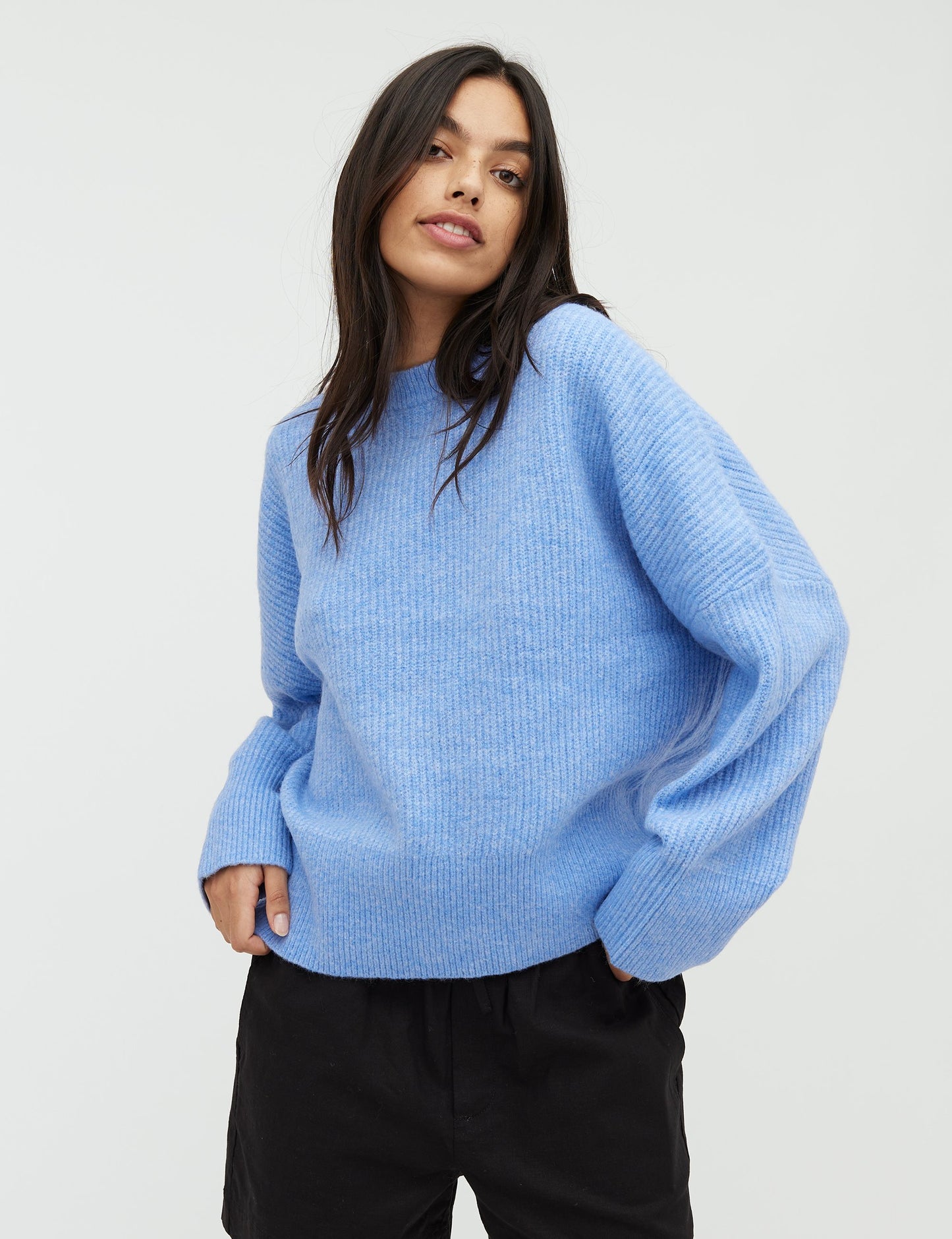 Gillian, Hevelyn knit - Hortensia melange