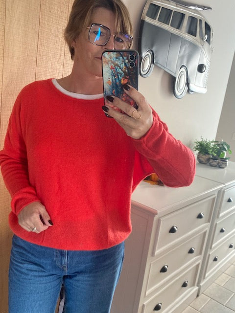 Rosie - Vermillion red