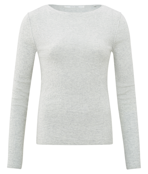 Ronde hals sweater met lange mouwen